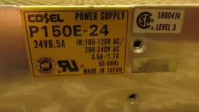 P150e-24-n Cosel P150e-24 U.s.a. Inc. 24 V 6.5 A Enclosed Power Supply Unit #2 P150e-24-n Cosel P150e-24 U.s.a. Inc. 24 V 6.5 A Enclosed Power Supply Unit #2