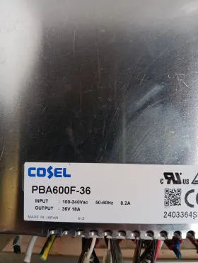 Pba600f-36 Cosel Power Supply 100-240vac 50-60hz 8.2a #2
