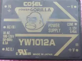 Yw1012a Cosel New Isolated Power Supply Ac-dc 110v To 12v 1.3a 15w