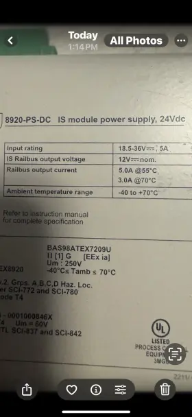 8920-ps-dc Crouse Hinds - Mtl Eaton Corporation / 8920psdc Used Tested Cleaned