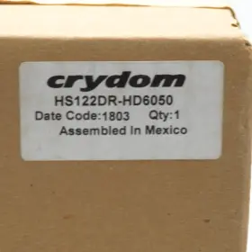 Hs122dr-hd6050 Crydom 45a 660vac Dc Input Heatsink/ssr Assembly Mount On Hs122dr Hs122dr-hd6050 Crydom 45a 660vac Dc Input Heatsink/ssr Assembly Mount On Hs122dr