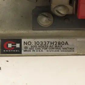 10337h280a Cutler Hammer 600v Adjustable Timing Relay 120v Coil #2