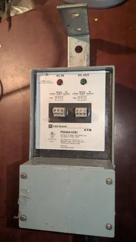 Ps256a-01b1 Cutler-hammer Power Supply 100w 27vdc Broken Mount Read Condition