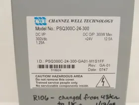 Psq300c-24-300 Cwt 180676 Used Power Supply Dc Out 24vdc 12.5a 300w #2
