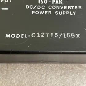 C12t15 Dc C12t15/165x Stevens- Arnold Inc. Model Iso-pak Dc-dc Converter Power Supply #2