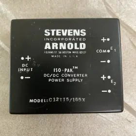 C12t15 Dc C12t15/165x Stevens- Arnold Inc. Model Iso-pak Dc-dc Converter Power Supply