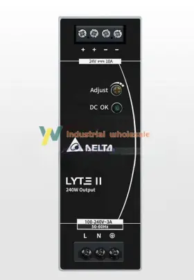 Drl-24v240w1en Delta 1pcs Switching Power Supply Rail Type 24v 10a 240w