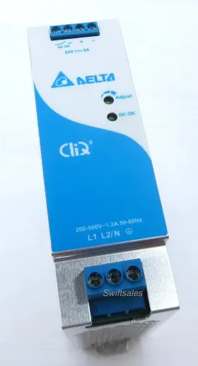 Drp-24v120w2bn Delta Electronics - Cliq Ii Din Rail 24v Dc 5a Switching Power Supply #2