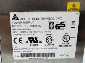 Eoe11010007 Delta Good Used Electronics 3-phase 400-500v 0.3a Power Supply #2