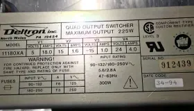 11589xa Deltron Power Supply Hurco Hawk 115/230v 5.6/2.8a Input 225w Max Output #2