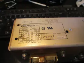 W115d Deltron 24vdc 4.8 Amp Power Supply 100/120/240v Input