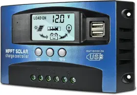 B04101 Depvko 100a Mppt Solar Charge Controller 12v/ 24v Panel Battery Intelligent R