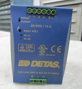 Gsaswd10 Detas 10 Amp Power Supply 100-120/200-240 Vac 24 Vdc