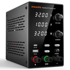 Ups3210 Diaiary Dc Power Supply Variable Adjustable Switching Regulated 32v 10