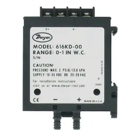 616kd-00-v Dwyer Instruments Differential Pressure Transmitter To 1 Inch W.c