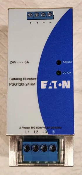 Psg120f24rm-a4 Eaton 172883 24v Dc Power Supply 400-500 Vac 3 Phase
