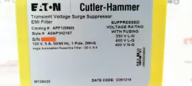 Apf120n05 Eaton Cutler-hammer Surge Suppressor Powerline Filter #2
