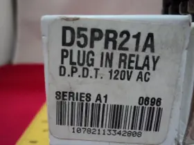 D5pr21a Eaton 9 Series A1 Plug-in Relay T8927 #2