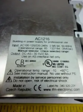 T14783 Efector Ac1216 Power Supply #3