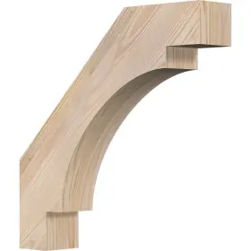 Brc04x18x18mrc00sdf Ekena Millwork 3 1/2 Inch W X 18 D H Merced Smooth Knee B