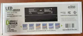 Ed-384w-24v-triac-dim10 Elite Lighting 384w Power Supply Class 2 Multi Circuit Driver 0-10v Dimming