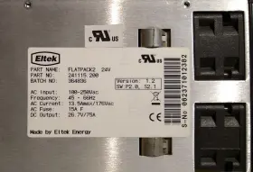 241115.200 Eltek Flatpack2 Rectifier 24vdc Output 2000w 100-250vac Input #3
