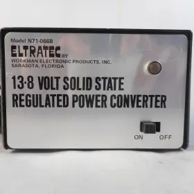 N71-066b Eltratec 13-8 Volt Solid State Regulated Power Converter 3 Amp #2