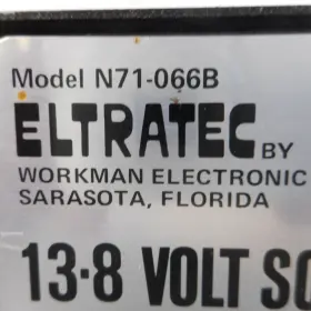 N71-066b Eltratec 13-8 Volt Solid State Regulated Power Converter 3 Amp #3