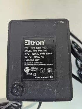 808061-001 Eltron Ta661640 Zebra 16vac 4a Thermal Printer Power Supply Oem #2