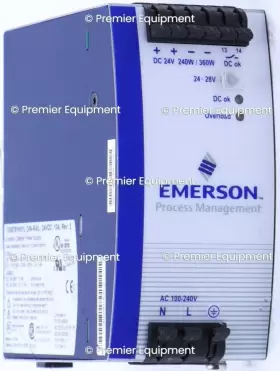 1x00781h01l Emerson 24vdc 10a Power Supply Tested
