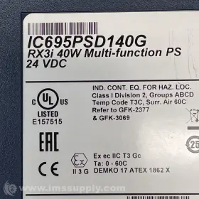 Ic695psd140g Emerson Pacsystems Power Supply Usip #2