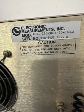 210-38-1-2d-0760a Emi Hobart Laser Power Supply Eski Electronic Measurements #3