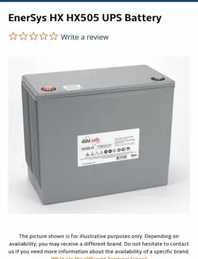 12hx505-fr Enersys Datasafe Solar Equipment Boat Battery Lot Of 20