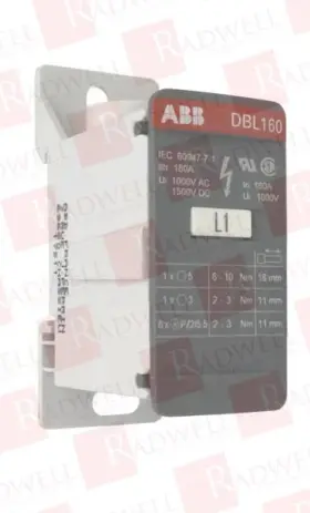 Dbl160 Entrelec Asea Brown Boveri / Used