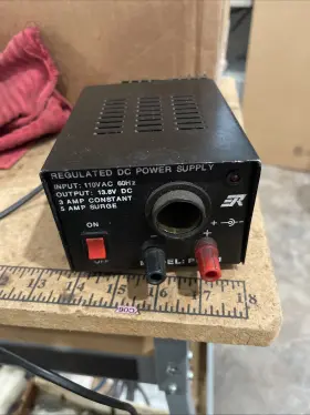 Ps101 Er Regulated Dc Power Supply 110vac 60hz 13.8vdc Ouput See Notes