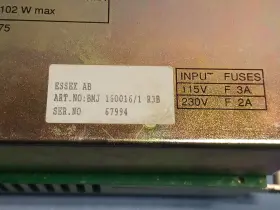 Bmj1600161r3b Ericsson Essex Ab Hp Bmj 160016/1 R3b Power Supply 5061-3375 #3