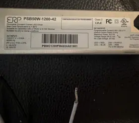 Psb50w-1200-42 Erp 50w Led Driver 12v 4.2a 120-277v Constant Voltage