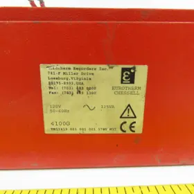 115va Eurotherm Chessell 4100g Power Supply 120v #2