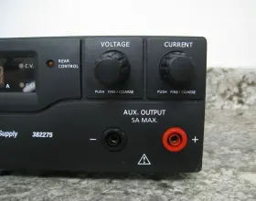 100-120v Extech 382275 / 1-30vdc 20a Adjustable Switching Mode Power Supply Used #3