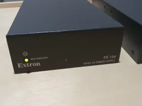 Ps-124 Extron Lot Of 2 Ps 124 12vdc 4a Power Supply With Cables #2