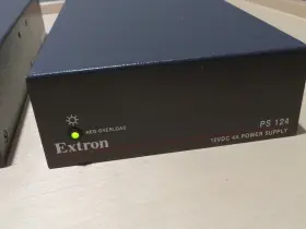Ps-124 Extron Lot Of 2 Ps 124 12vdc 4a Power Supply With Cables #3