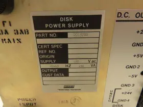 D0137sg Foxboro Disk Power Supply 24 5 -5 Vdc Output 120vac Input #2