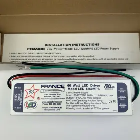Led-1260mps France Led Driver Power Supply 120-277v New In Box