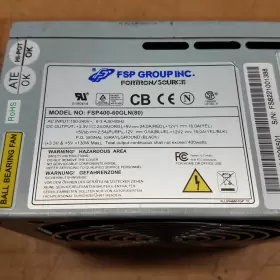 Fsp400-60gln Fsp Group Inc. 80 Power Supply 400w Plus Atx - Used #2