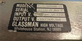 Psmj30p040011 Glassman Series Mj 30kv/400.0ua High Voltage Power Supply Ps/mj30p0400-11 #2