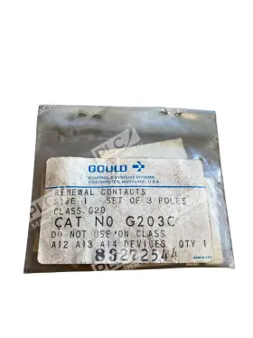 C-1-g-152 Gould G203c Size 1 Renewal Contacts 3 Poles Pack Of