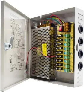 Haili 744759158604 9ch Channel Port Distributed Power Supply Box Swithing Output 12v 1