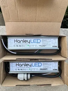 H60w-pps5 Hanley Led Lot Of 2 New Hanleyled Driver Class Power Supply 12v-60w Speed Box