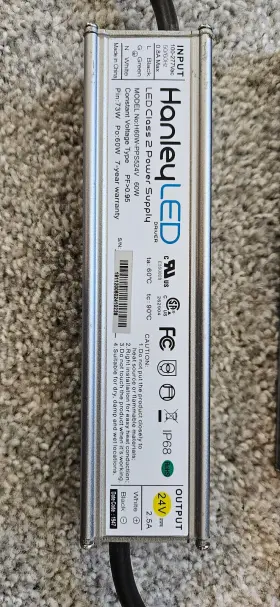H60w-pps524v Hanleyled H60w-sd-24 / H60wsd24 Power Supply 24v 60w