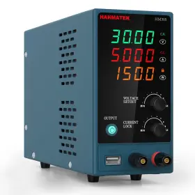 Hm305 Hanmatek Adjustable Dc Power Supply 0-30 V 0-5 A With Output Enable/disable Button H